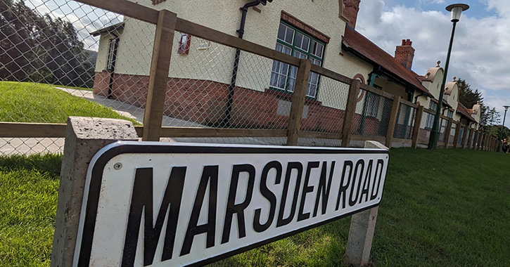 The aged mineworkers' homes are replicas of cottages from Marsden Road, South Shields.